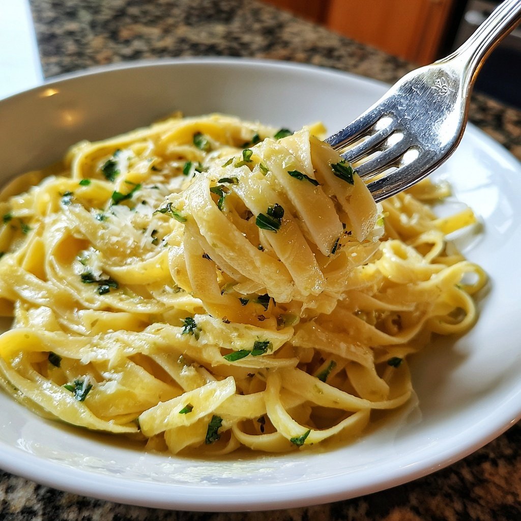 Tagliatelle mit Zitronenbutter
