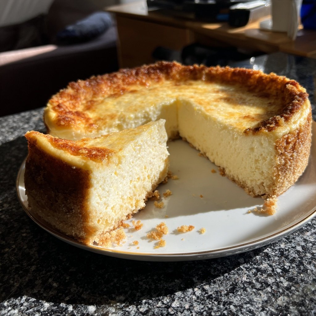 Käsekuchen mit Zitronen-Frischkäse-Creme