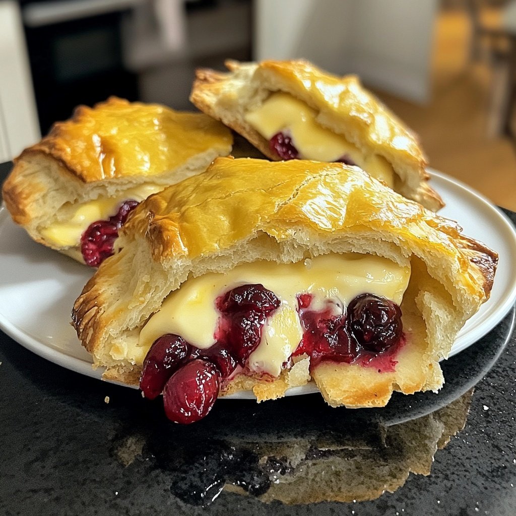 Cranberry-Brie-gefülltes Hähnchen