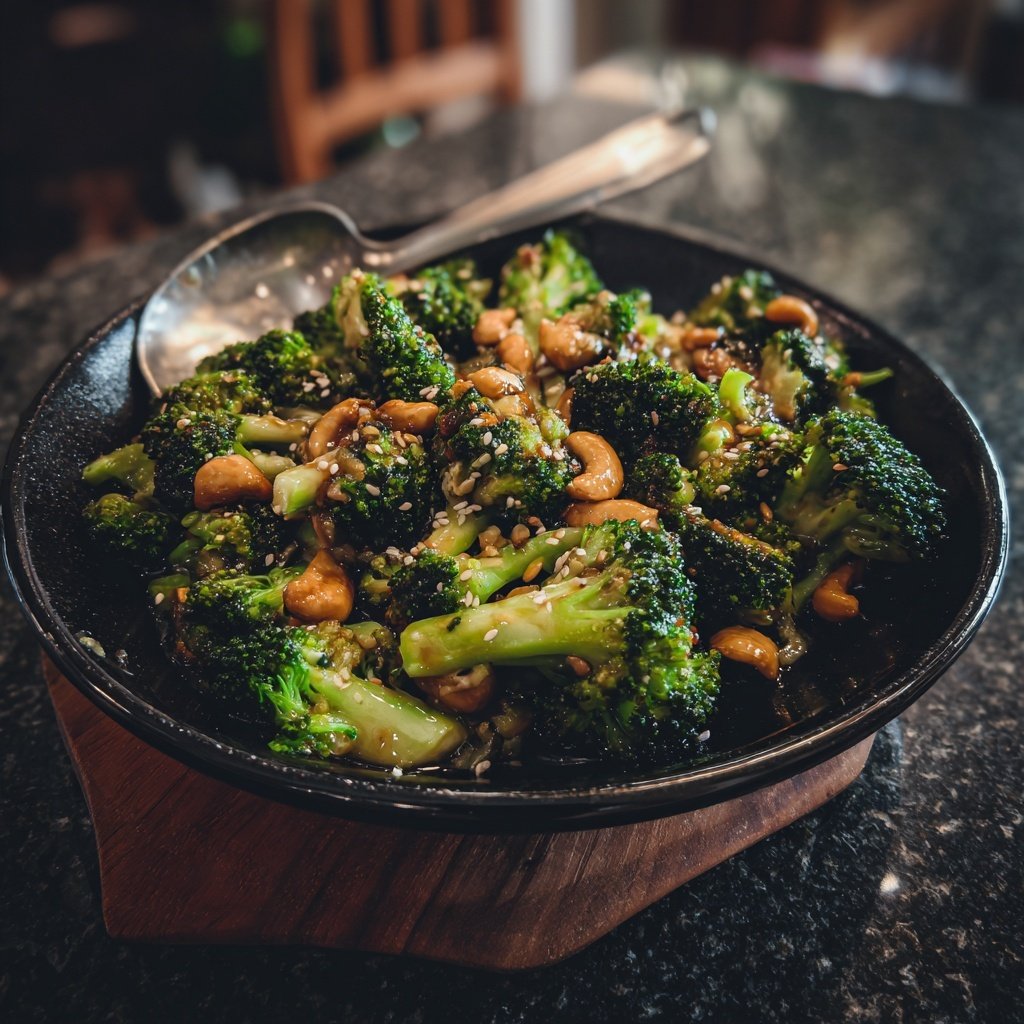 Brokkoli Wok Mit Cashews