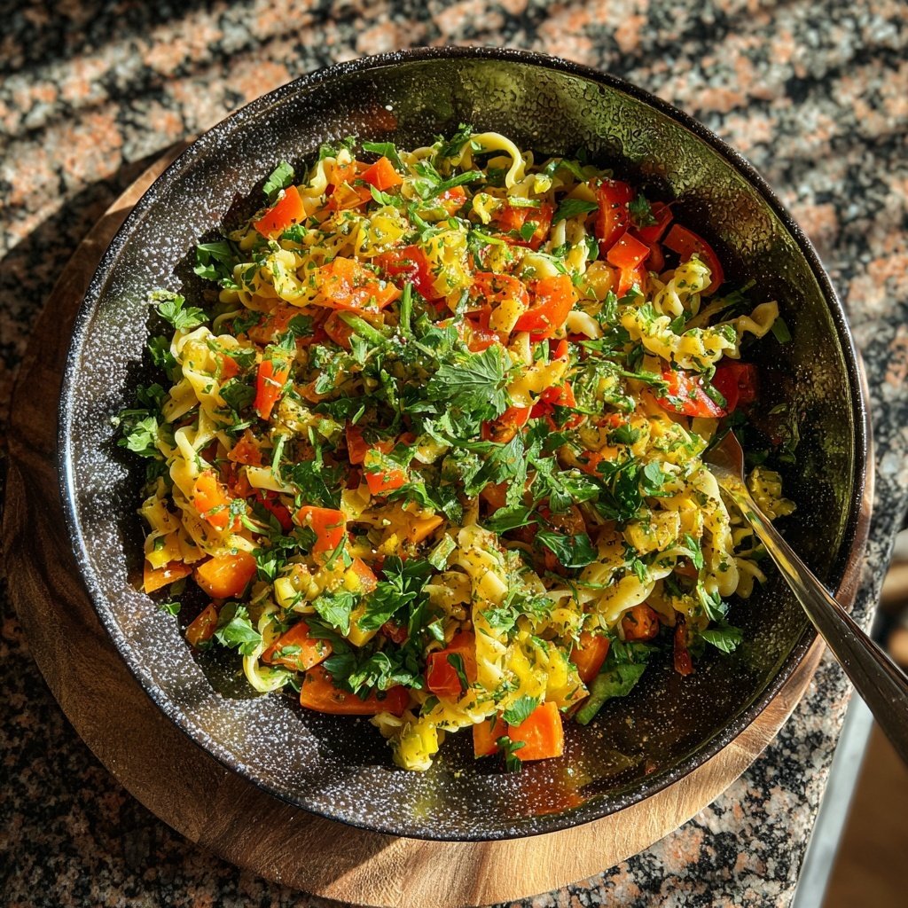 Reissalat Zum Grillen Mit Gemüse