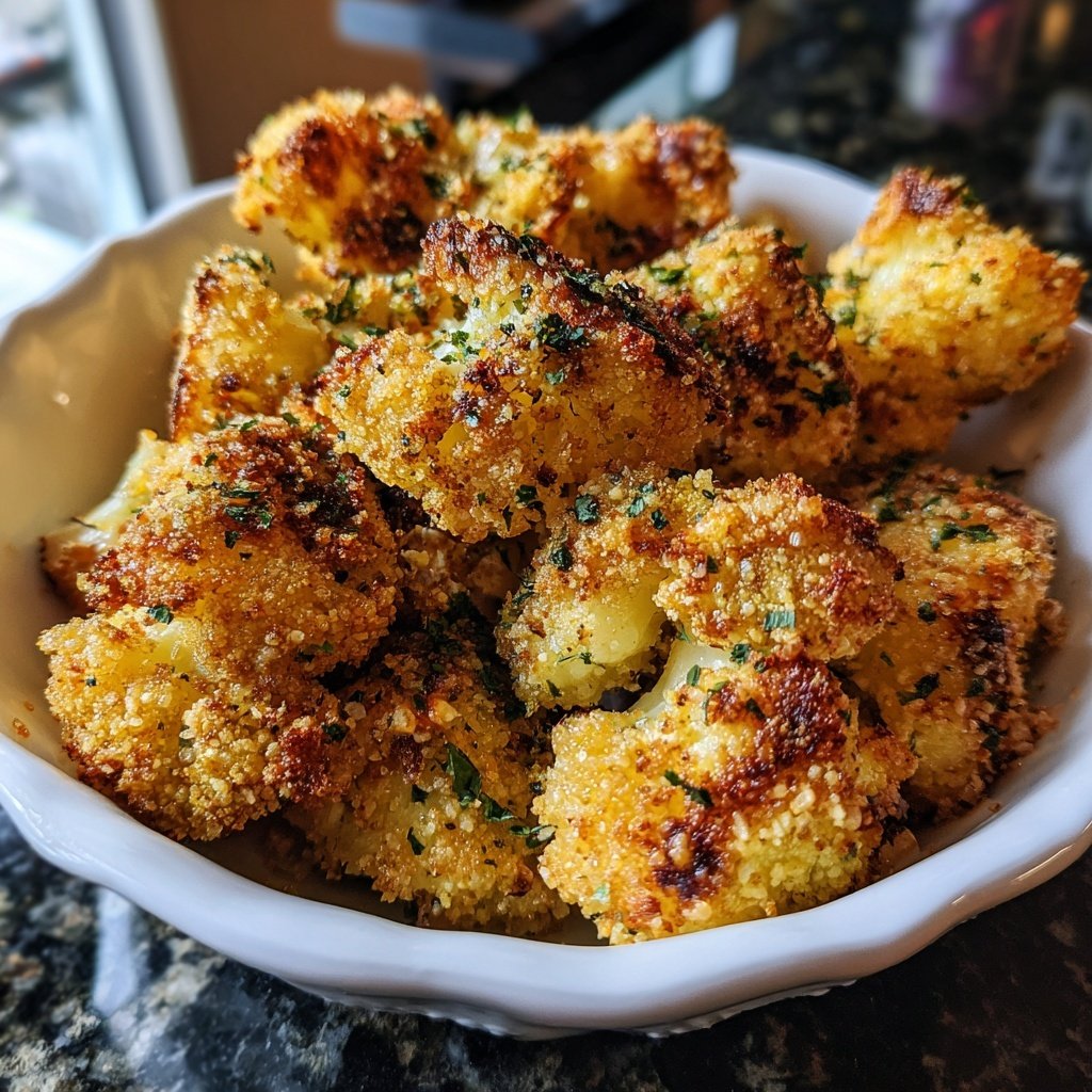 Blumenkohl aus dem Airfryer knusprig