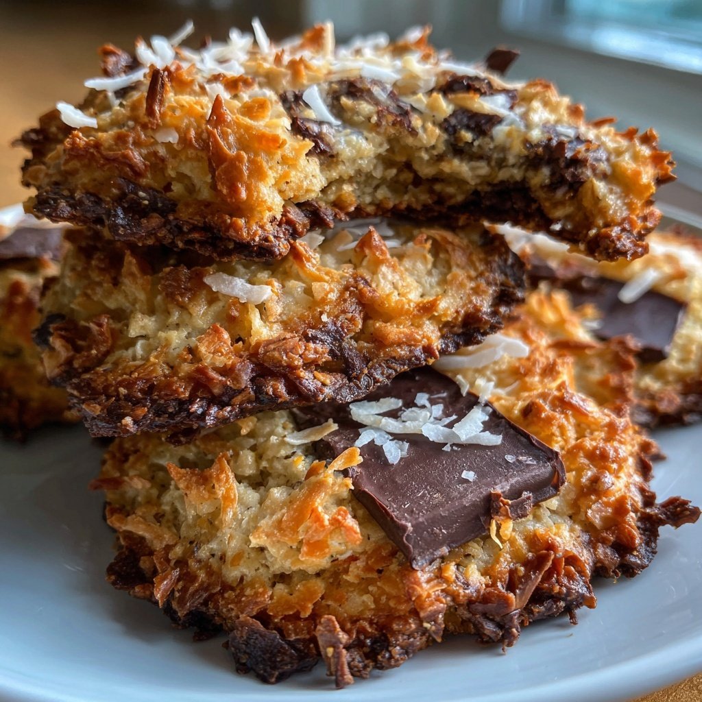 Cookies mit Kokos und Schokolade