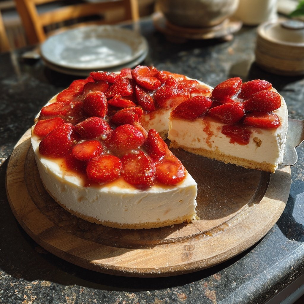 Erdbeer Schmand Kuchen Klassisch